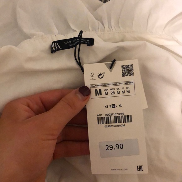 Zara one shoulder ruffle tank - Picture 2 of 2